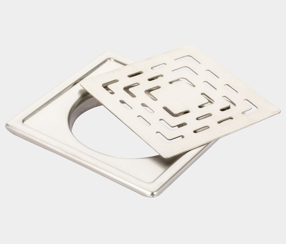 PR-105 Floor Drainer Stainless Steel Commercial Kitchen Drain Board Heavy-Duty Grate Tray Water Drainage Rack Restaurant Floor Sink Industrial Food Prep Anti-Slip Rustproof Easy Clean Professional Grade Durable High-Flow Design